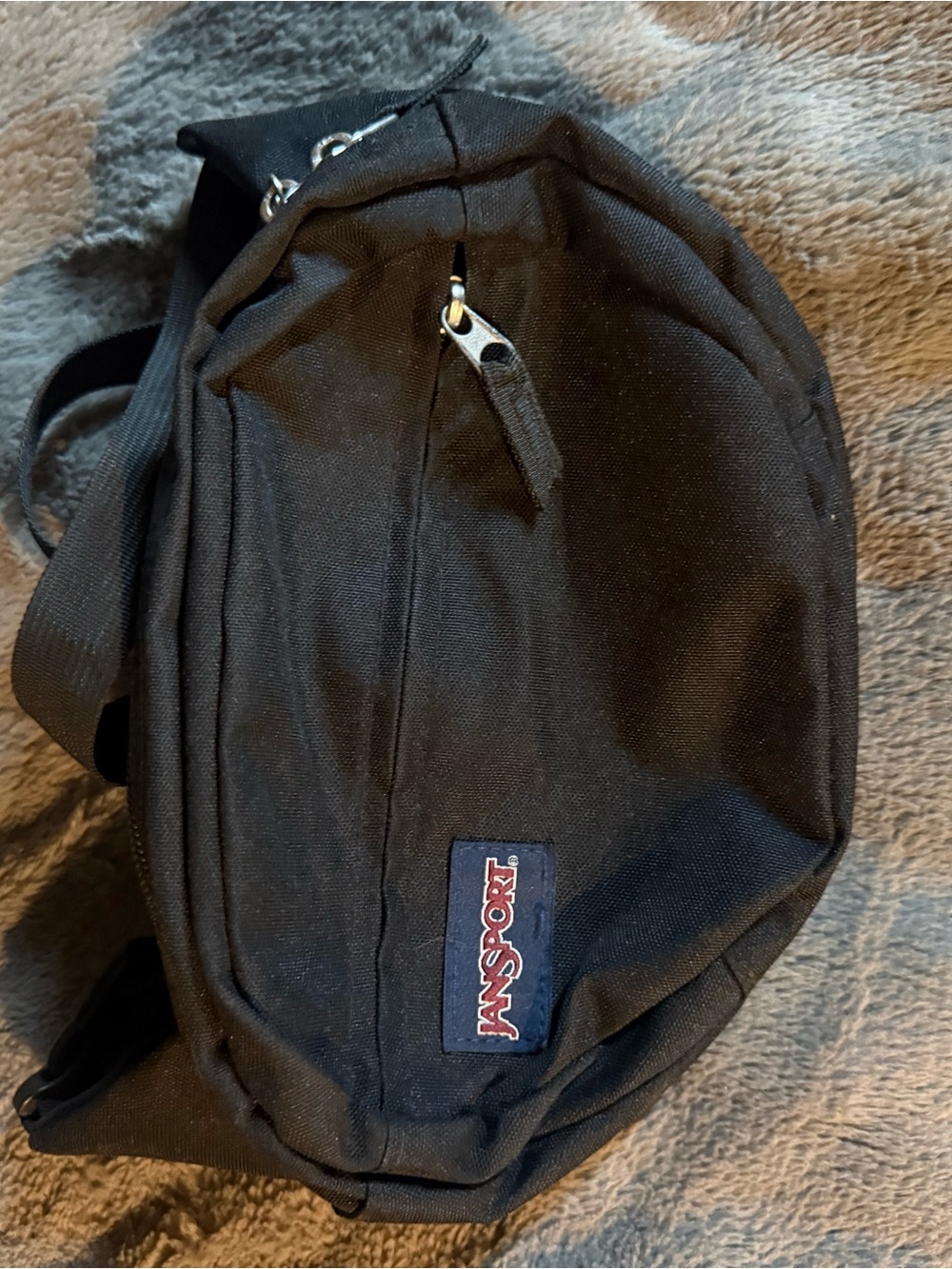 Jansport Black Everyday Backpack with Front Pocket